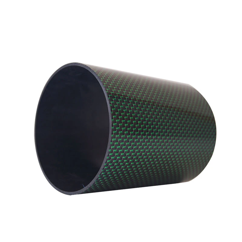 Carbon Fiber Green Color Round Tube Carbon Fiber Green Color Round Tube