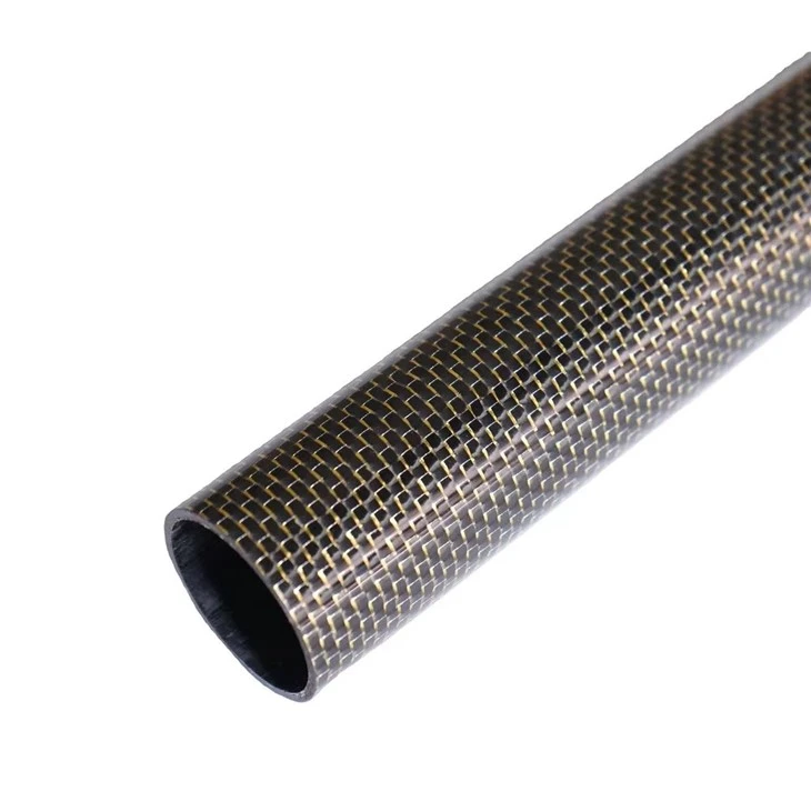 Carbon Fiber Golden Tube
