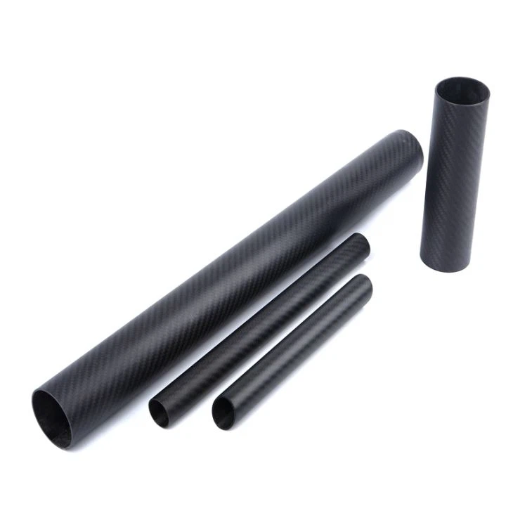 Roll Wrapping 3K Carbon Fiber Tube