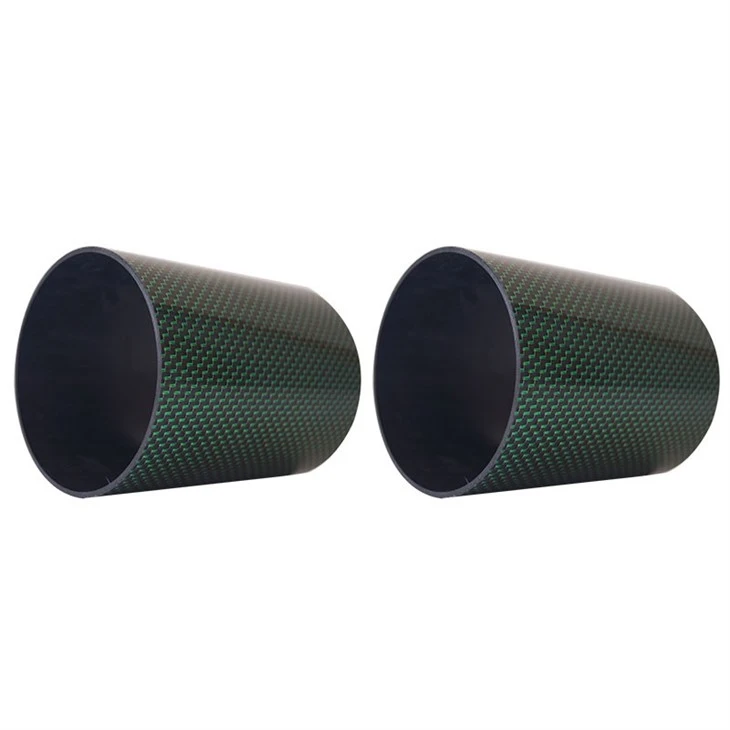 Carbon Fiber Green Color Round Tube.0