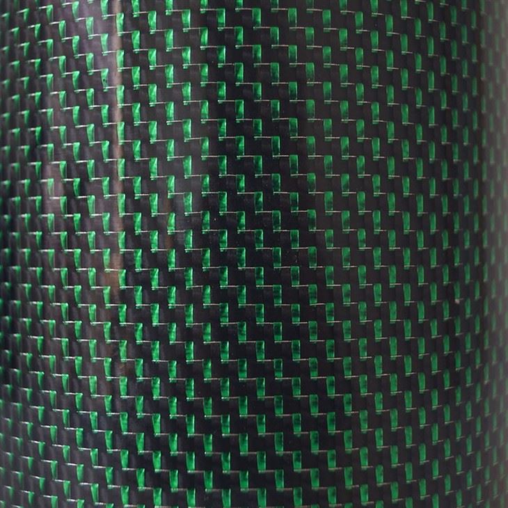 Carbon Fiber Green Color Round Tube.4