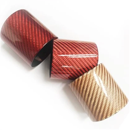 Tiub Gentian Karbon Warna Diameter Besar